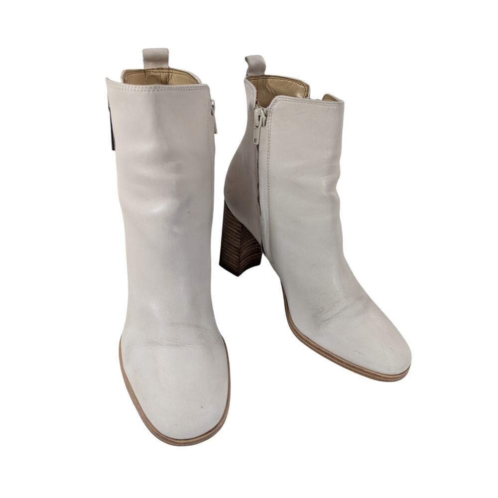 Nine West Cream Ankle Booties - Picture 2 of 10